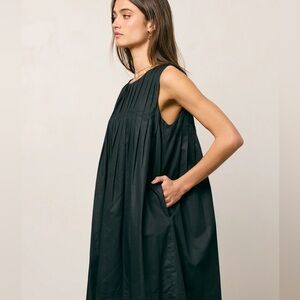 Rick Owens Black 100% Silk Dress Made in Italy Luxury Designer 🖤